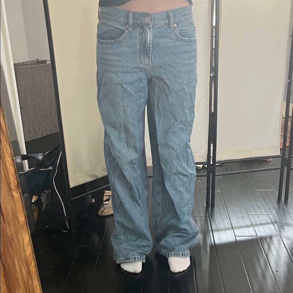 Garage Light Blue Relaxed Jeans